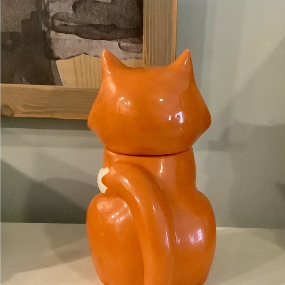 Adorable Orange Fox Ceramic Cookie/Storage Jar - Picture 4 of 7